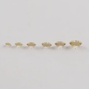 Brilliant Fancy Round Yellow Lab Diamonds