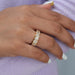 emerald cut full eternity band 