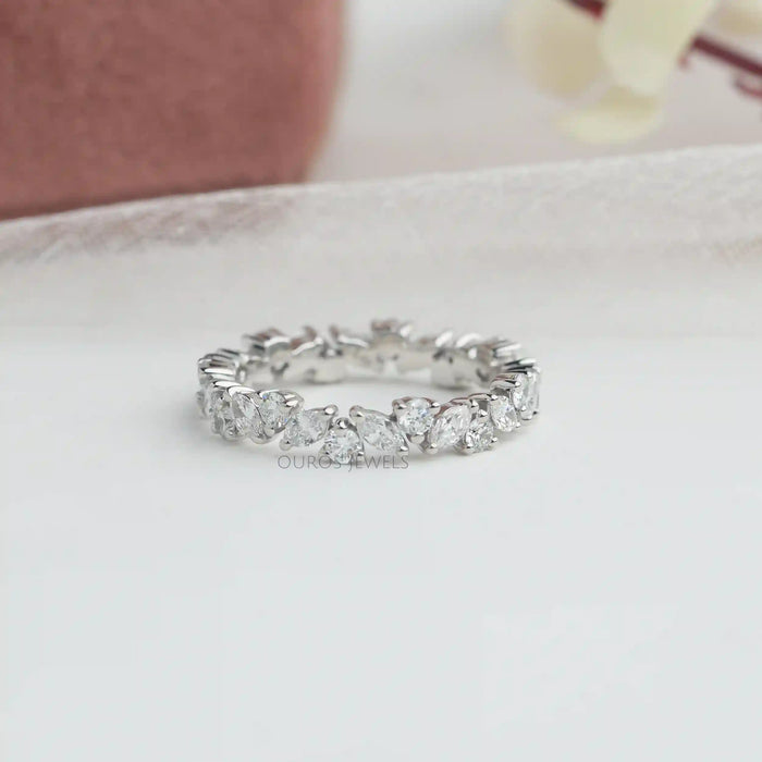 marquise wedding band 