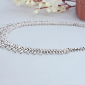 [Diamond Choker Necklace]-[Ouros Jewels]