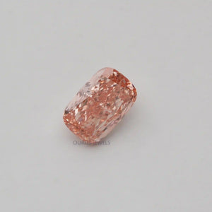 [Pink Cushion Diamond]-[Ouros Jewels]