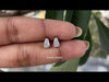 Youtube Video of Arrow Cut Stud Diamond Earrings.