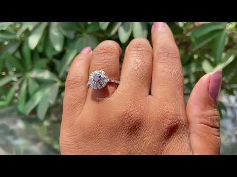 Round Cluster Diamond Ring 