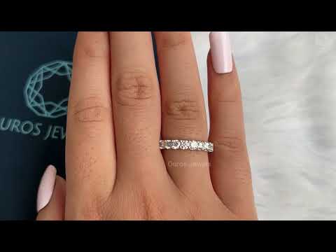 Round Cut  Diamond Eternity Wedding Band youtube video.