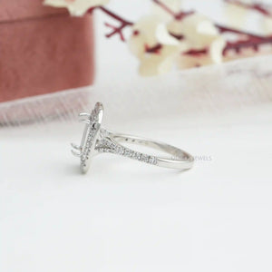 Princess Halo Semi Mount Ring