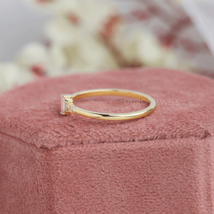 Baguette Diamond Five Stone Dainty Ring