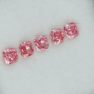 Fancy Pink Cushion Cut Lab Grown Diamond