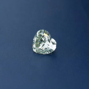 2.47 Carat Green Heart Cut Lab Grown Diamond