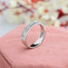 round diamond wedding band for men