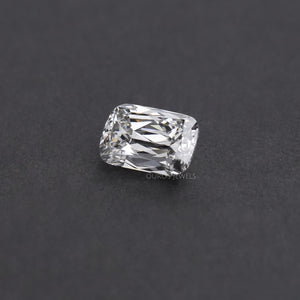 2.23 Carat IGI Certified Criss Cut Lab Diamond in showcasing on soft gray surface.