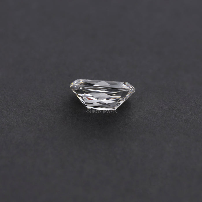 2.23 Carat IGI Certified Criss Cut Lab Diamond showcased on a textured dark grey surface.