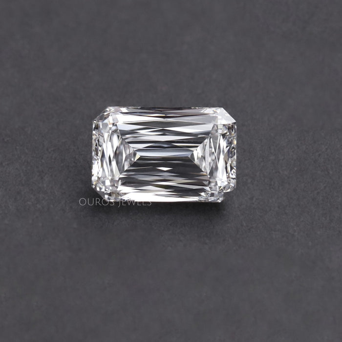 3.01 Carat Crisscut Emerald Lab Grown Diamond