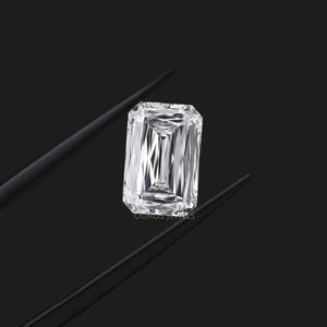 3.01 Carat Crisscut Emerald Lab Grown Diamond