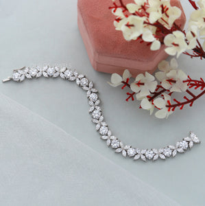 Marquise And Round Lab Diamond Luxury Bracelet