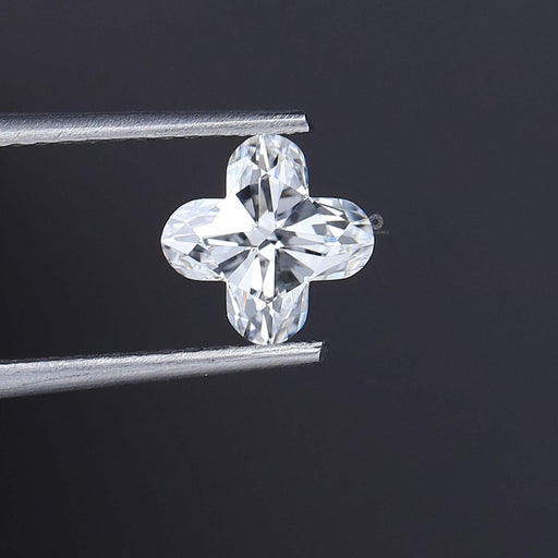 Floral Shape Step Cut Loose Diamond