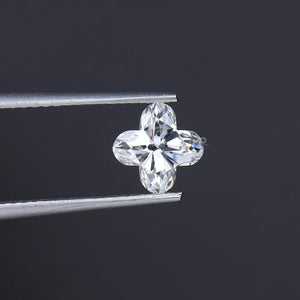 Floral Shape Step Cut Loose Diamond