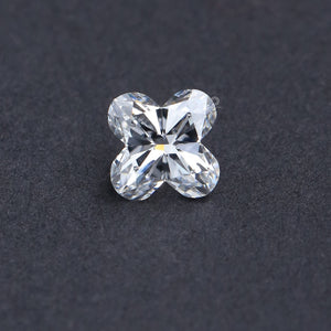 Floral Shape Step Cut Loose Diamond