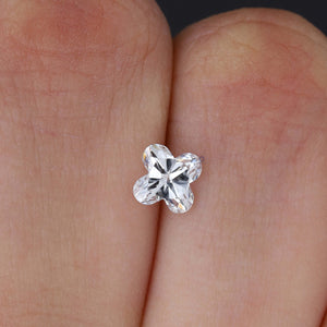 Floral Shape Step Cut Loose Diamond