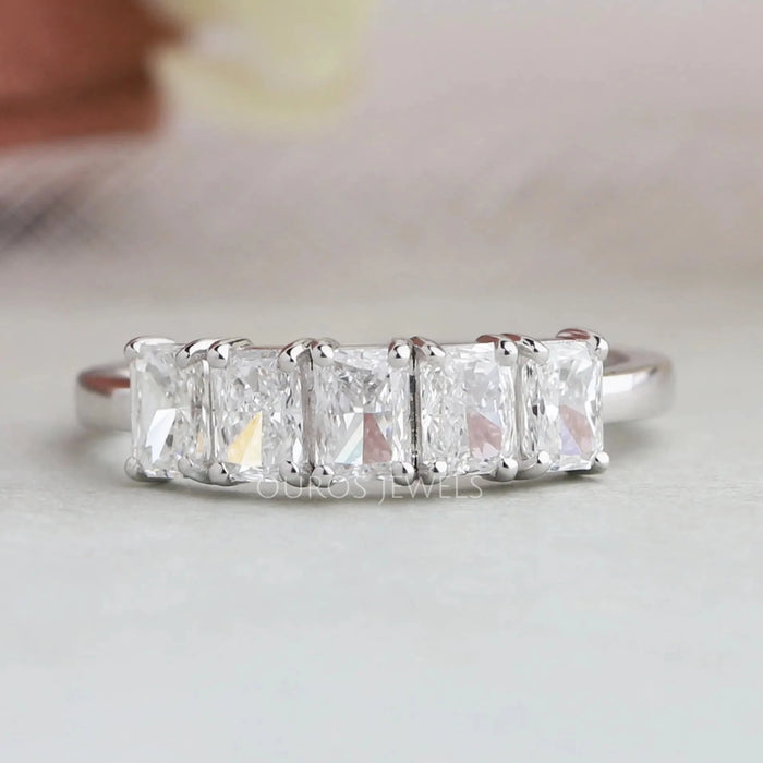 [Five Stone Engagement Ring]-[Ouros Jewels]