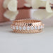 [Brilliant Round Cut Lab Diamond Full Eternity Wedding Band]-[Ouros Jewels]